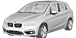 BMW F45 B2962 Fault Code